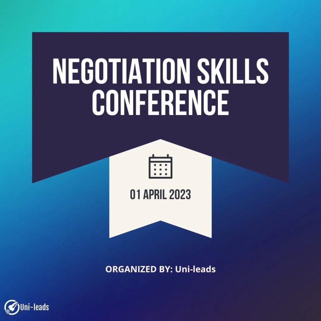 Negotiation Skills Conference